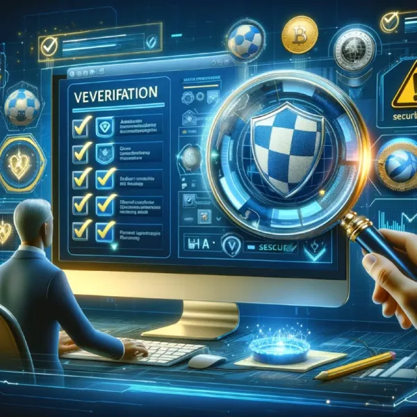 DALL·E 2025-03-10 17.26.02 - A professional and high-tech digital scene representing the process of verifying major sports betting sites. The image features a computer screen disp.webp